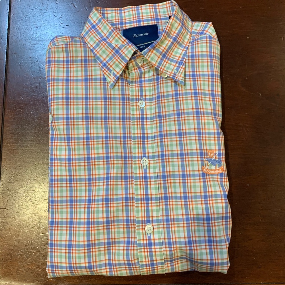 faconnable long sleeve dress shirt